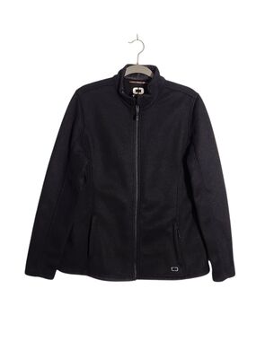 OGIO Textured Black Zip Up Jacket Size XL